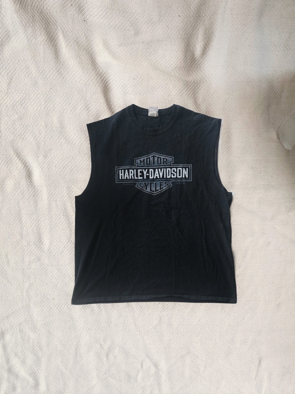 Harley-Davidson Black Sleeveless Logo Tee